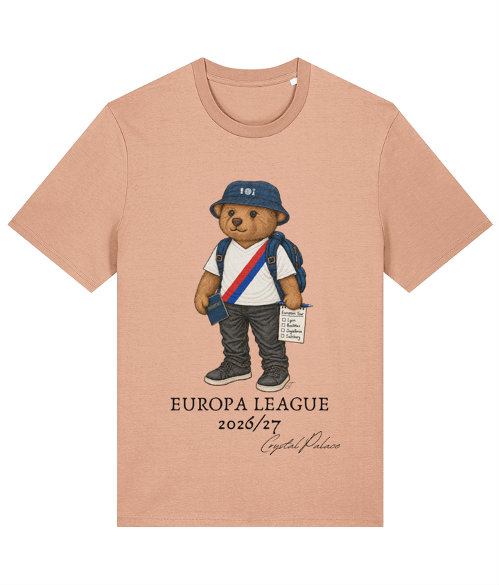 Selby the Bear Europa Tour printed Crystal Palace cotton tee, Legends in Thread