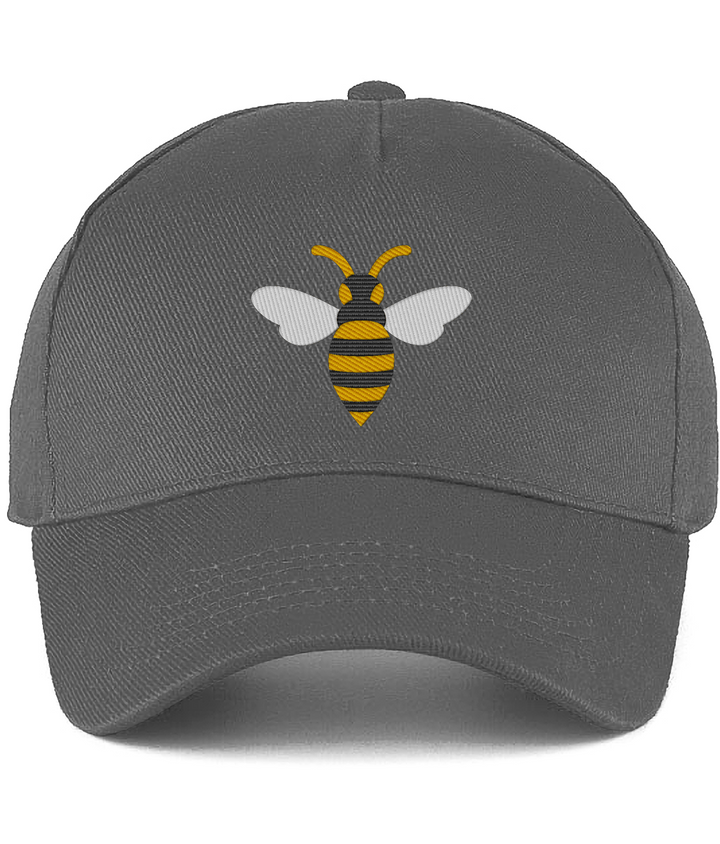 Watford Hornet embroidered Watford baseball cap in Graphite Grey, Legends in Thread