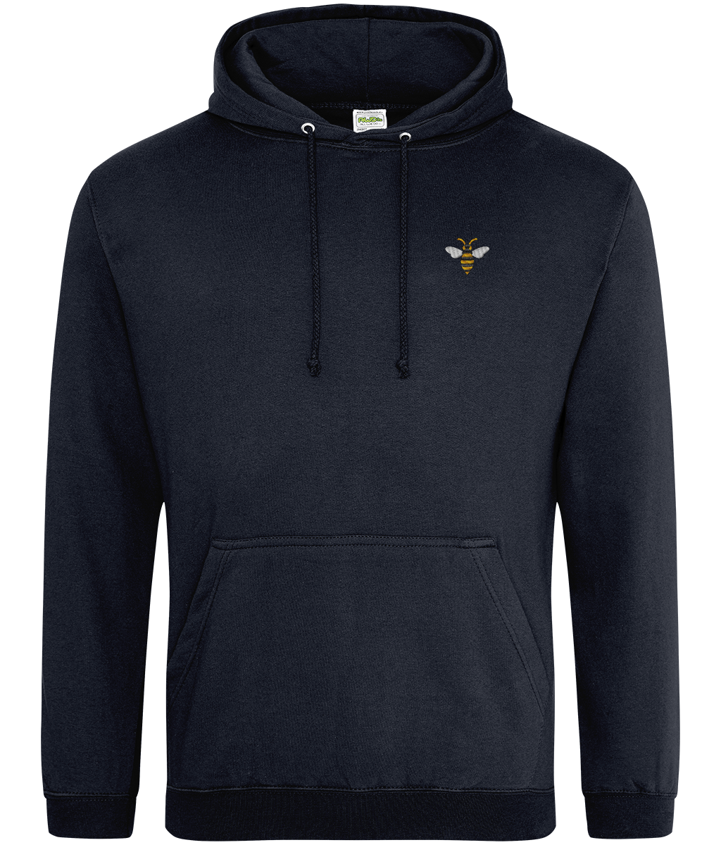 Watford Hornet embroidered Watford hoodie in Navy Smoke, Legends in Thread