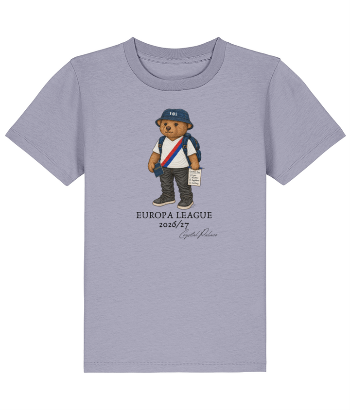 Selby Europa League printed Crystal Palace kids tee in Lavender, Legends in Thread