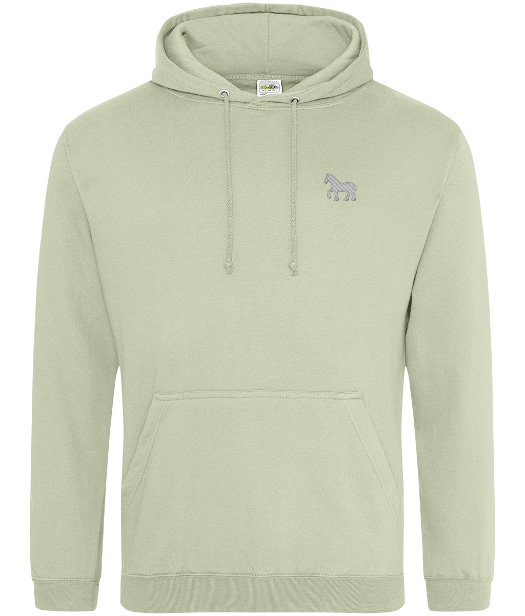Ipswich Horse embroidered Ipswich Town hoodie in Pistachio Green, Legends in Thread
