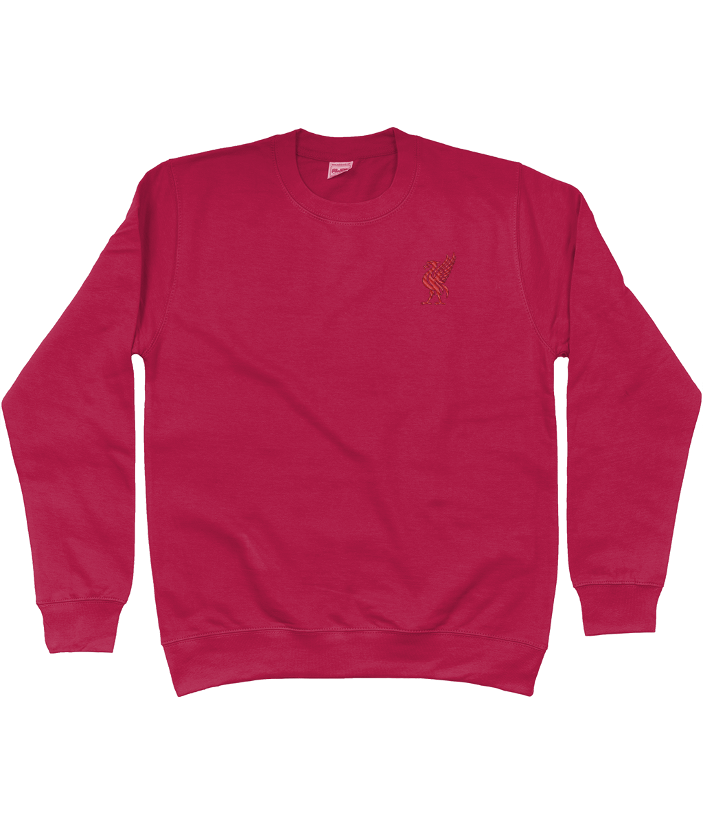 Liverbird embroidered Liverpool sweatshirt, Legends in Thread