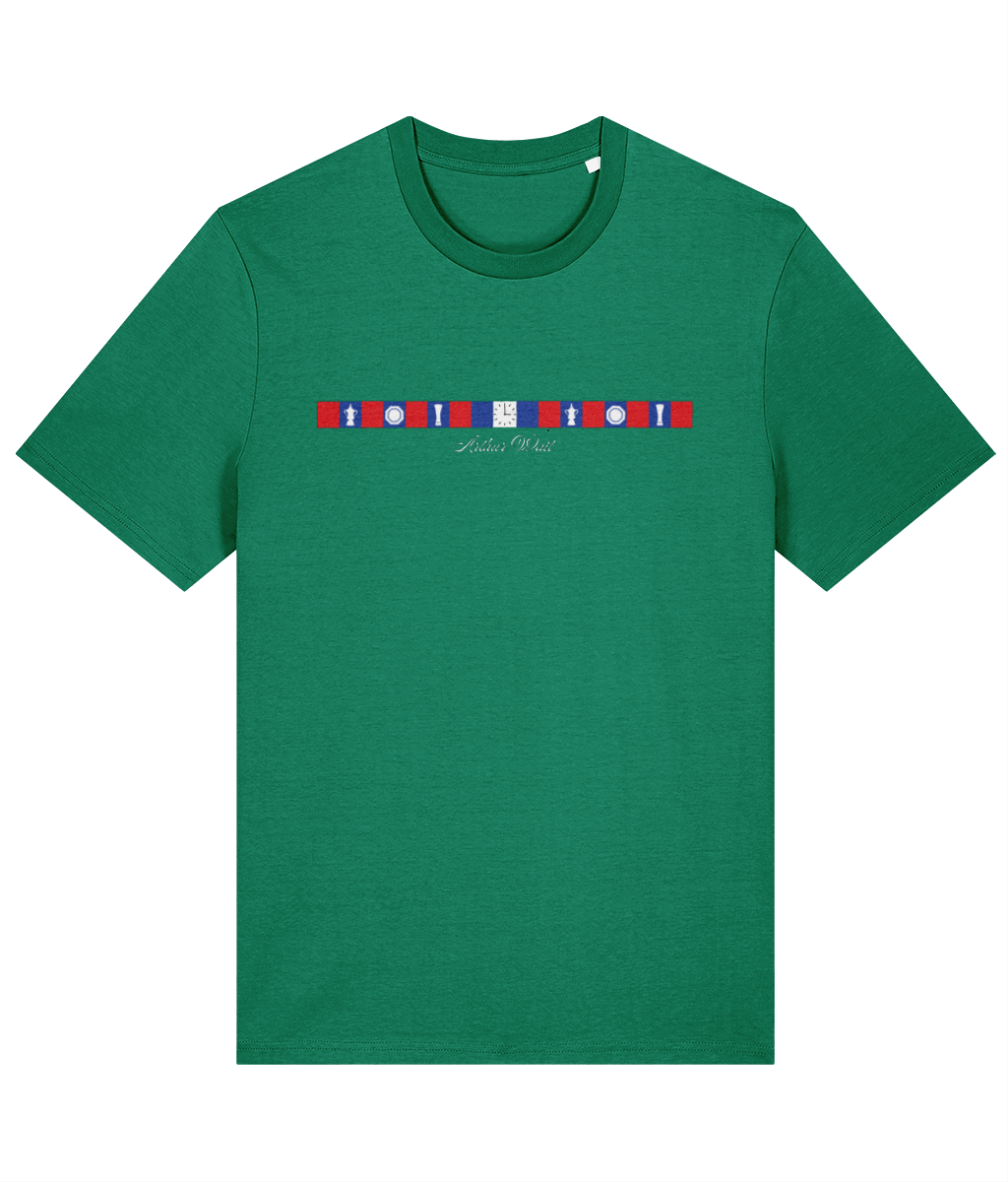 Arthur Wait Fascia printed Crystal Palace cotton tee, Legends in Thread