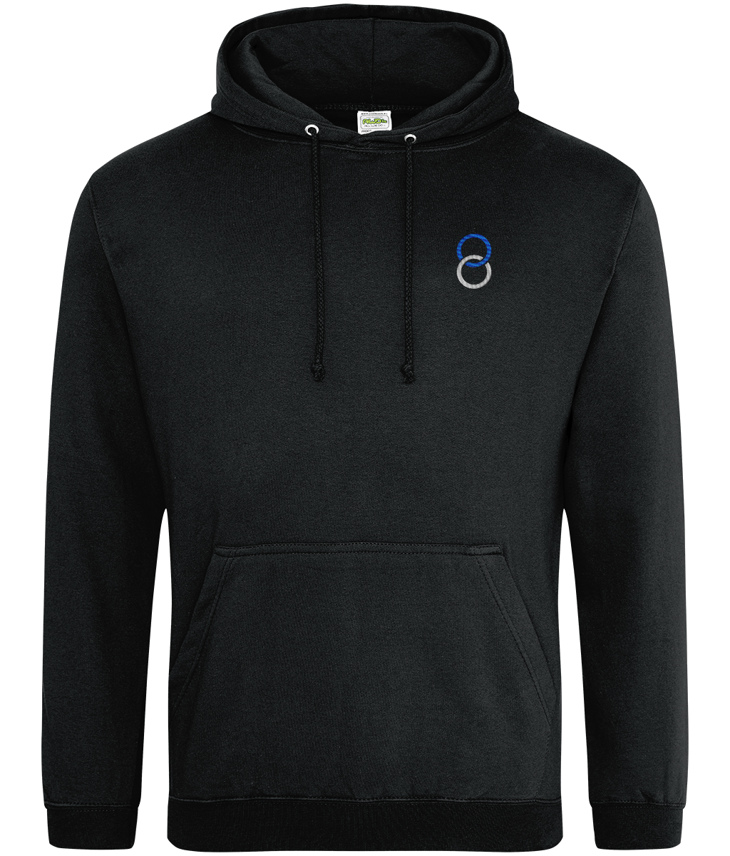 Birmingham City Minimalist embroidered Birmingham City hoodie in Jet Black, Legends in Thread