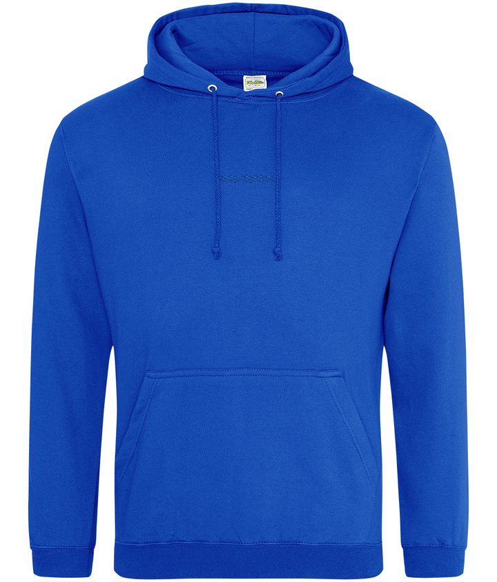 Keep Right On embroidered Birmingham City hoodie in Bright Royal, Legends in Thread
