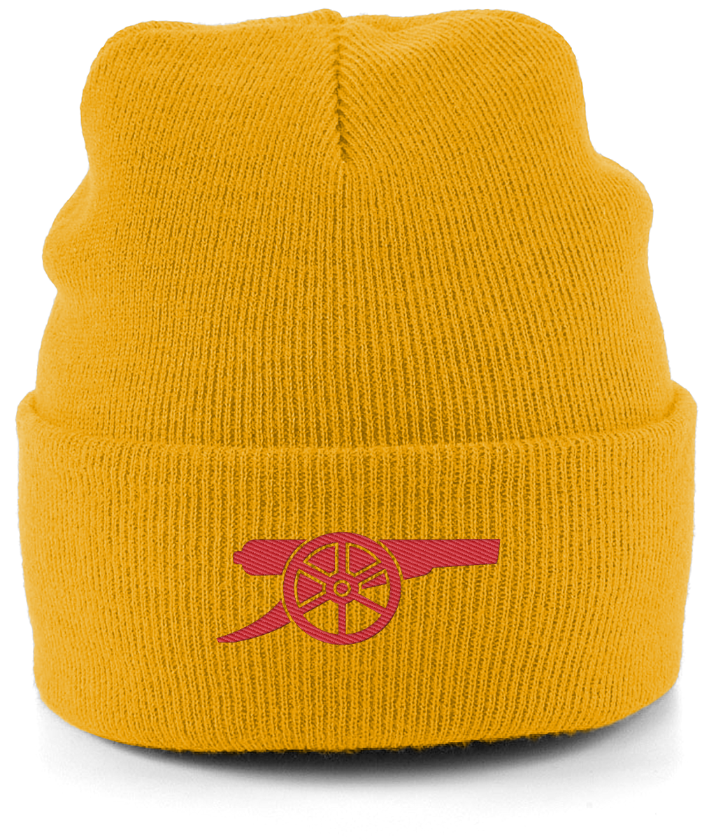 Arsenal Cannon embroidered Arsenal beanie, Legends in Thread