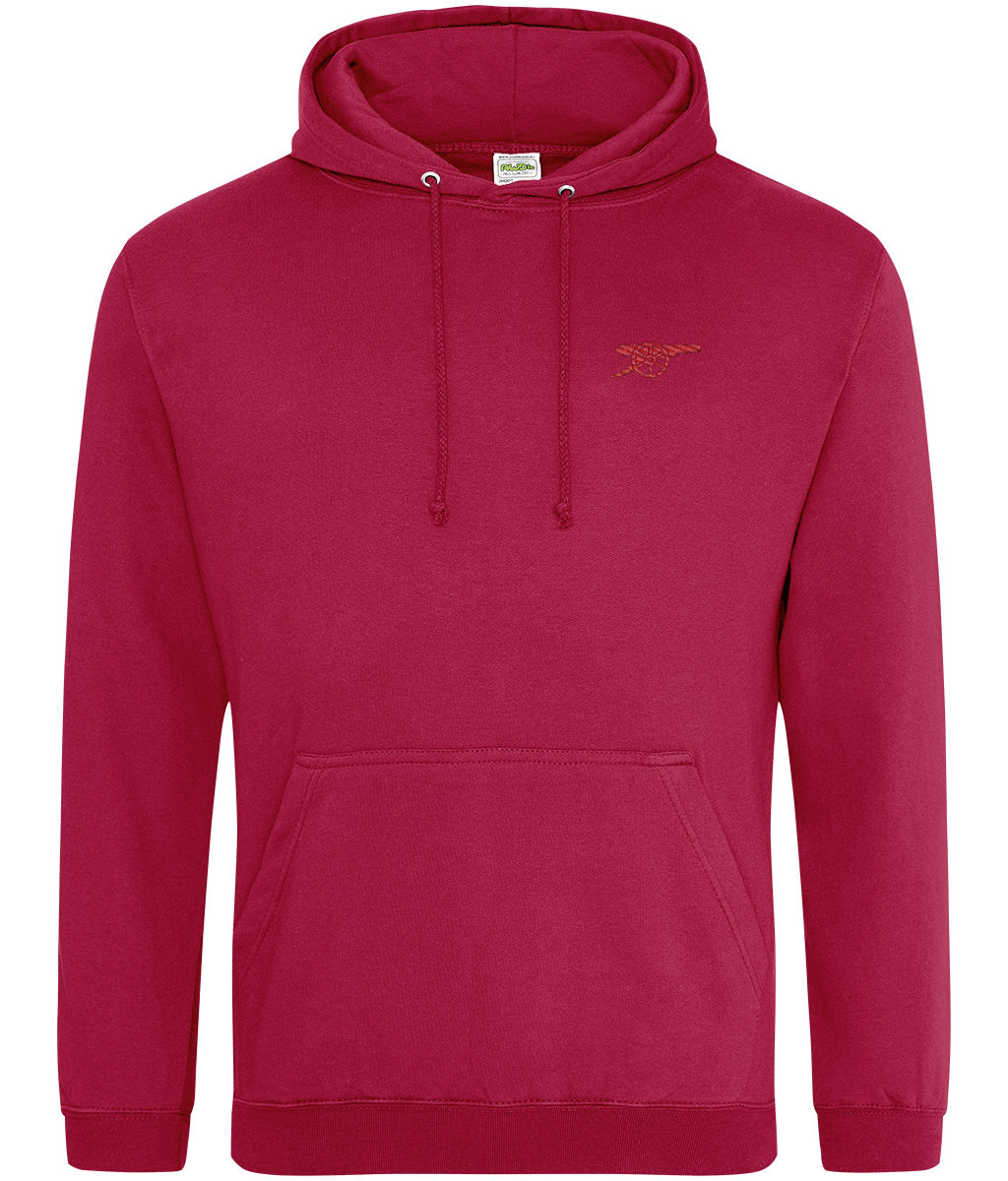 Arsenal Inspired Cannon embroidered Arsenal hoodie, Legends in Thread
