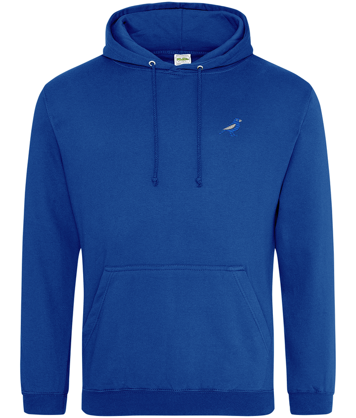 Cardiff Bluebird embroidered Cardiff City hoodie in Royal Blue, Legends in Thread