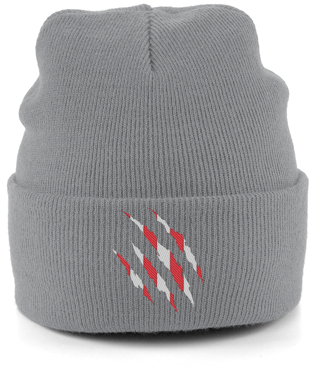 Sunderland Claws embroidered Sunderland beanie in Antique Grey, Legends in Thread
