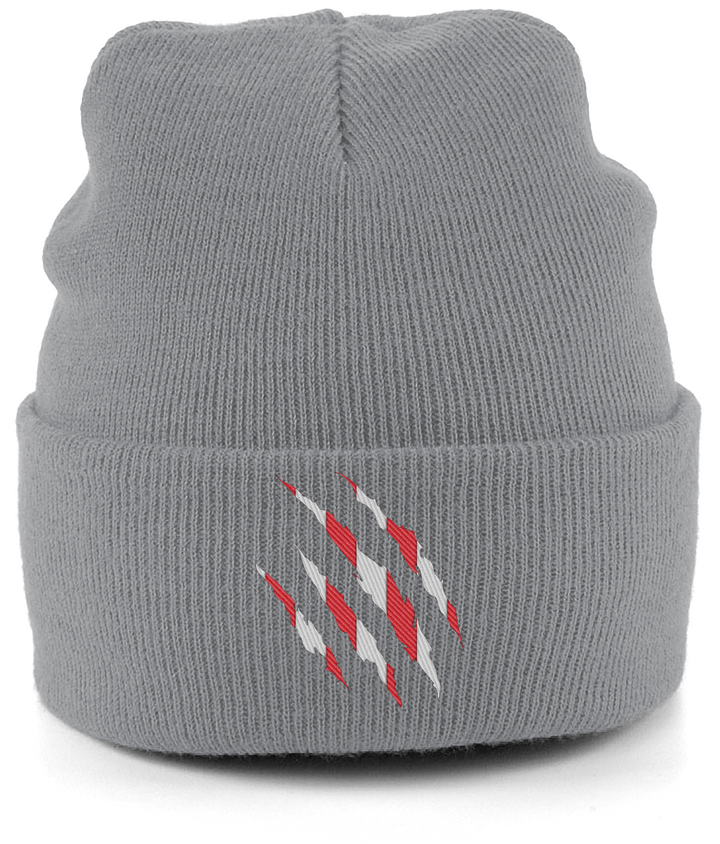 Sunderland Claws embroidered Sunderland beanie in Antique Grey, Legends in Thread