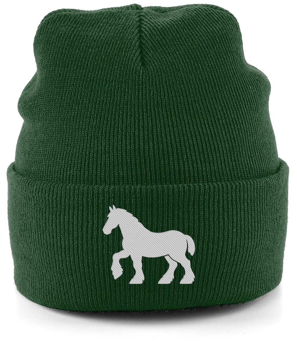 Ipswich Horse embroidered Ipswich Town beanie in Bottle, Legends in Thread