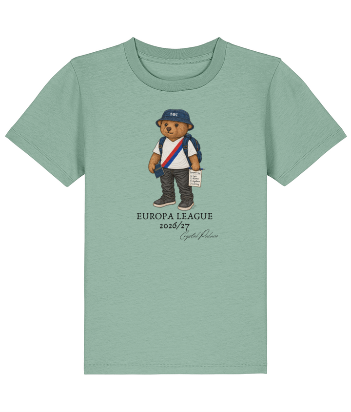Selby Europa League printed Crystal Palace kids tee in Aloe, Legends in Thread