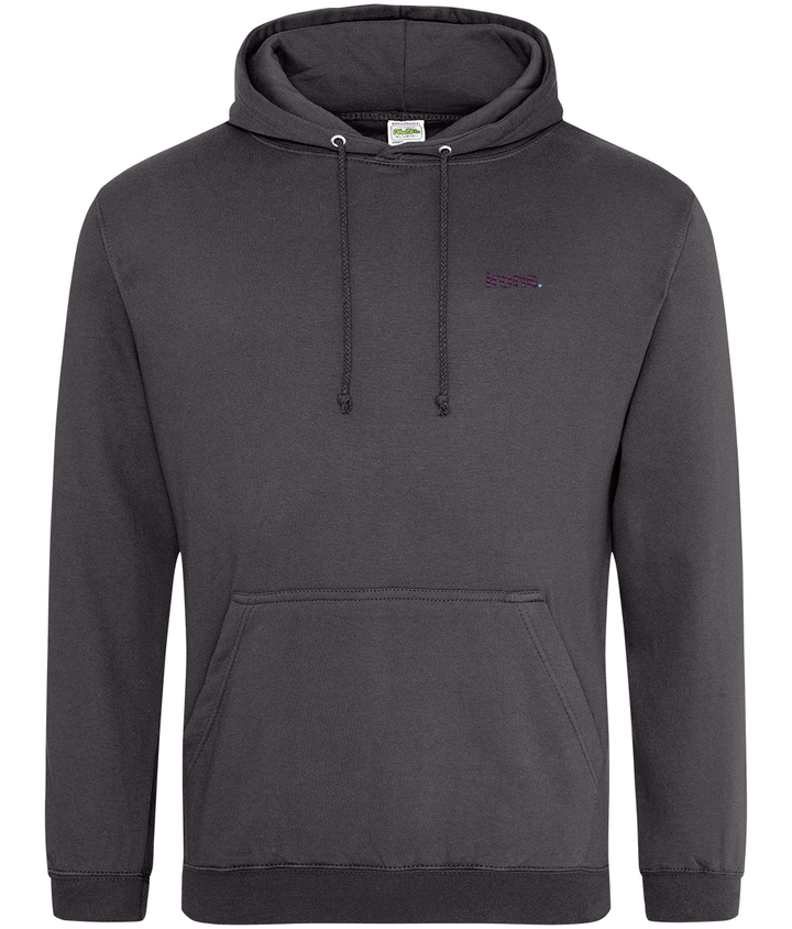 Irons. embroidered West Ham hoodie in Storm Grey, Legends in Thread