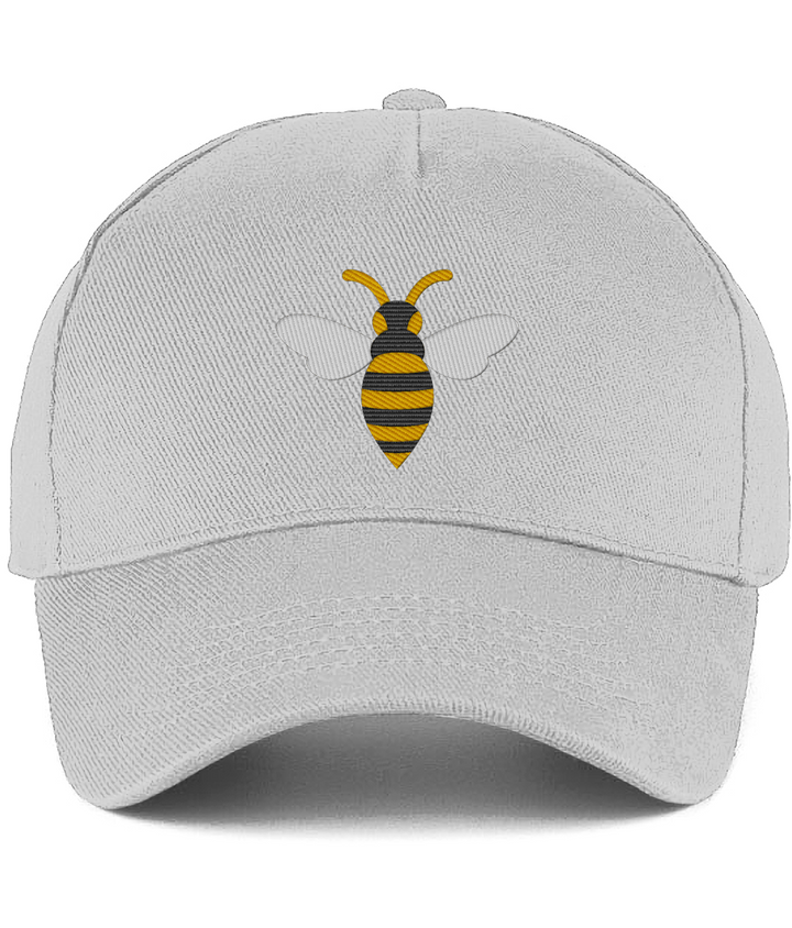 Watford Hornet embroidered Watford baseball cap in Light Grey, Legends in Thread