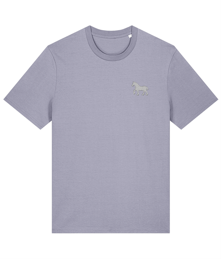 Ipswich Horse embroidered Ipswich Town cotton tee in Lavender, Legends in Thread