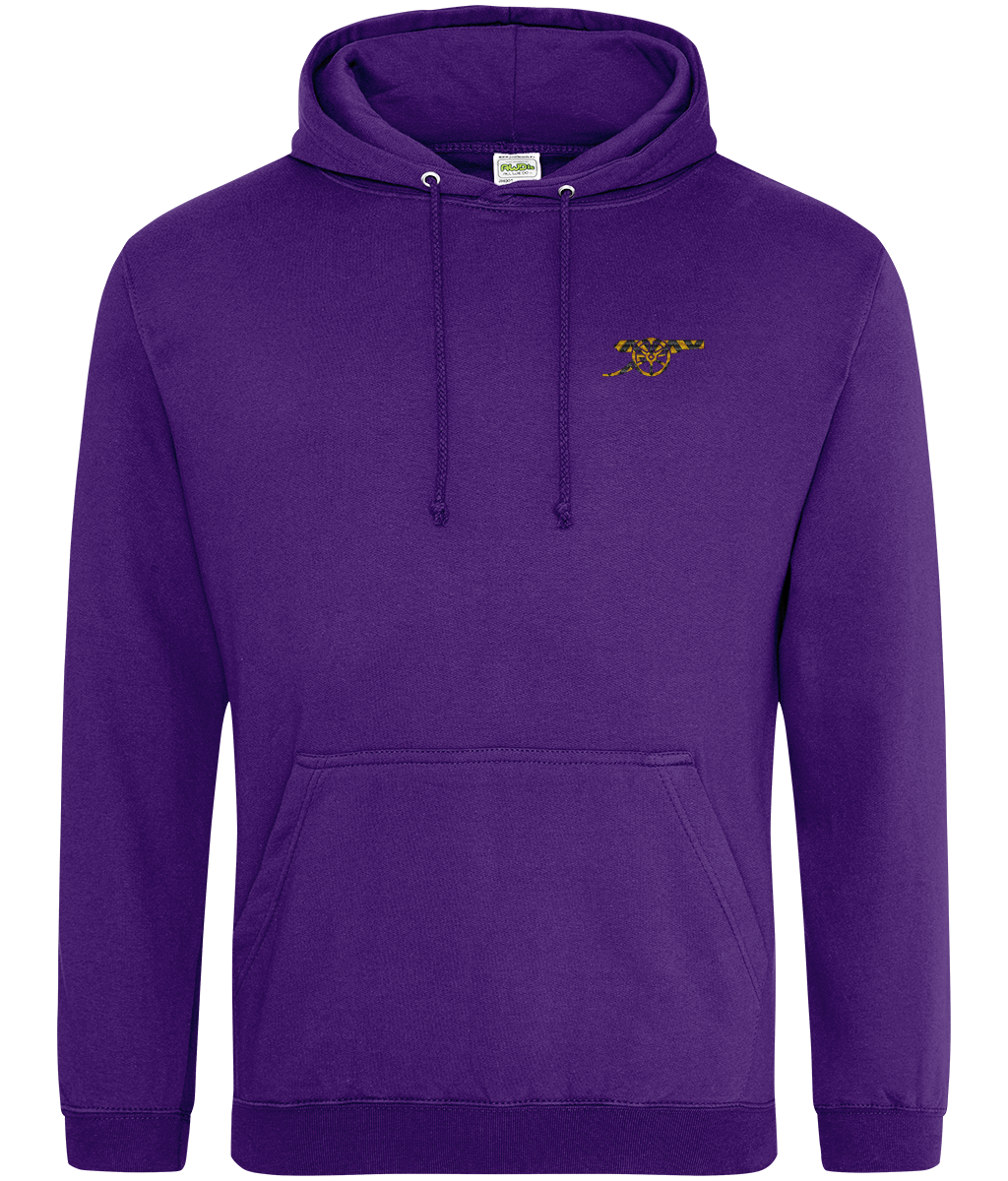 Bruised Banana embroidered Arsenal hoodie, Legends in Thread