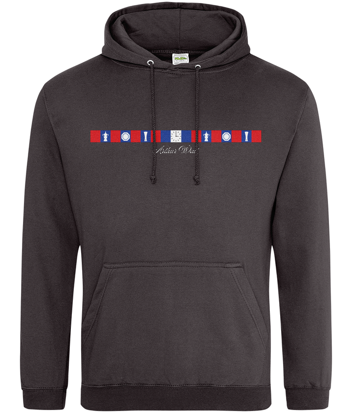 Arthur Wait Fascia Inspired printed Crystal Palace hoodie, Legends in Thread