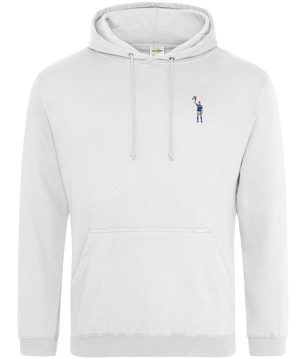 Zigic Carling Cup embroidered Birmingham City hoodie in Arctic White, Legends in Thread