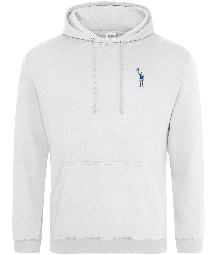 Zigic Carling Cup embroidered Birmingham City hoodie in Arctic White, Legends in Thread