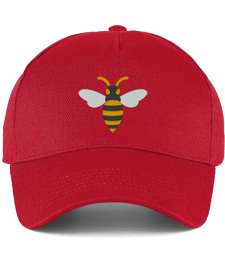 Watford Hornet embroidered Watford baseball cap in Classic Red, Legends in Thread