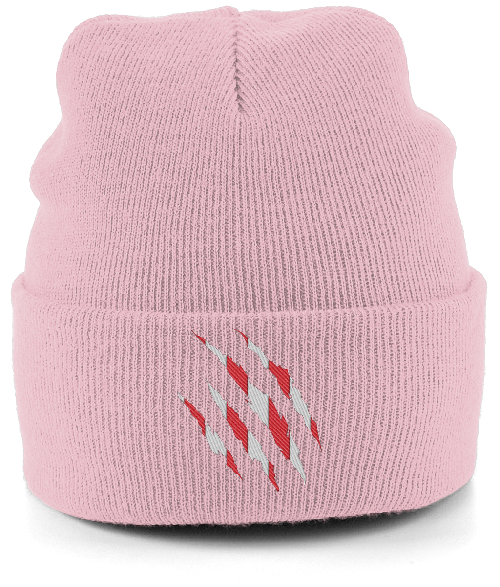 Sunderland Claws embroidered Sunderland beanie in Dusty Pink, Legends in Thread