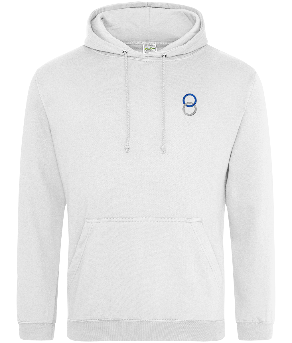 Birmingham City Minimalist embroidered Birmingham City hoodie in Arctic White, Legends in Thread