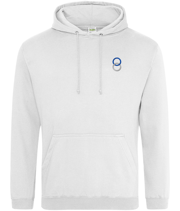 Birmingham City Minimalist embroidered Birmingham City hoodie in Arctic White, Legends in Thread