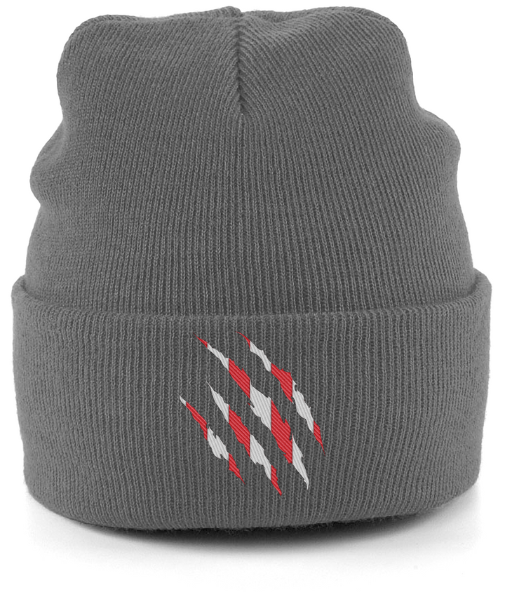 Sunderland Claws embroidered Sunderland beanie in Graphite Grey, Legends in Thread