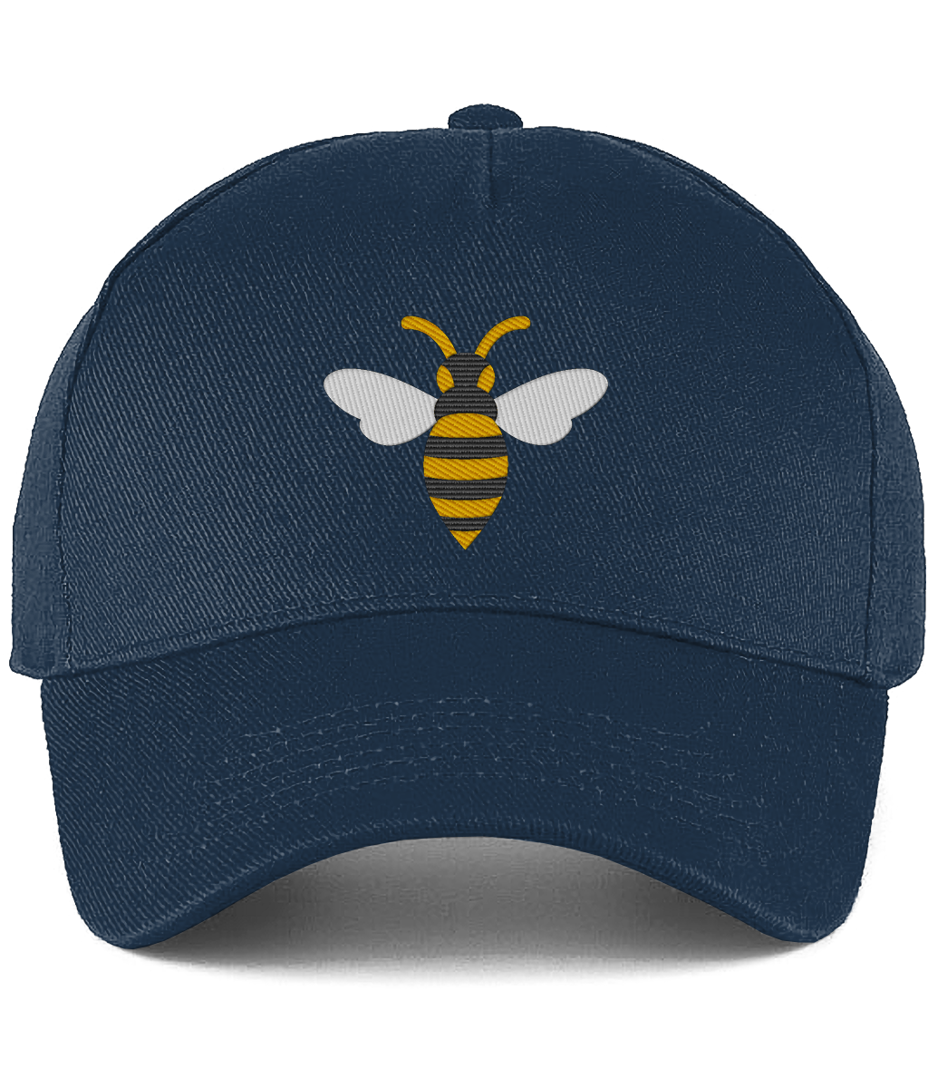Watford Hornet embroidered Watford baseball cap in French Navy, Legends in Thread