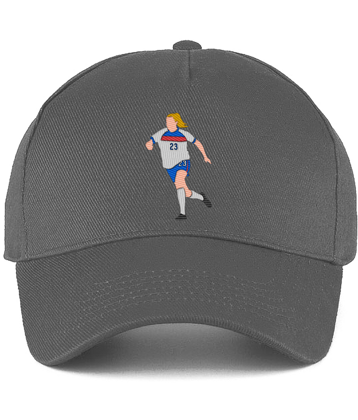 Alessia Russo embroidered England baseball cap in Graphite Grey, Legends in Thread
