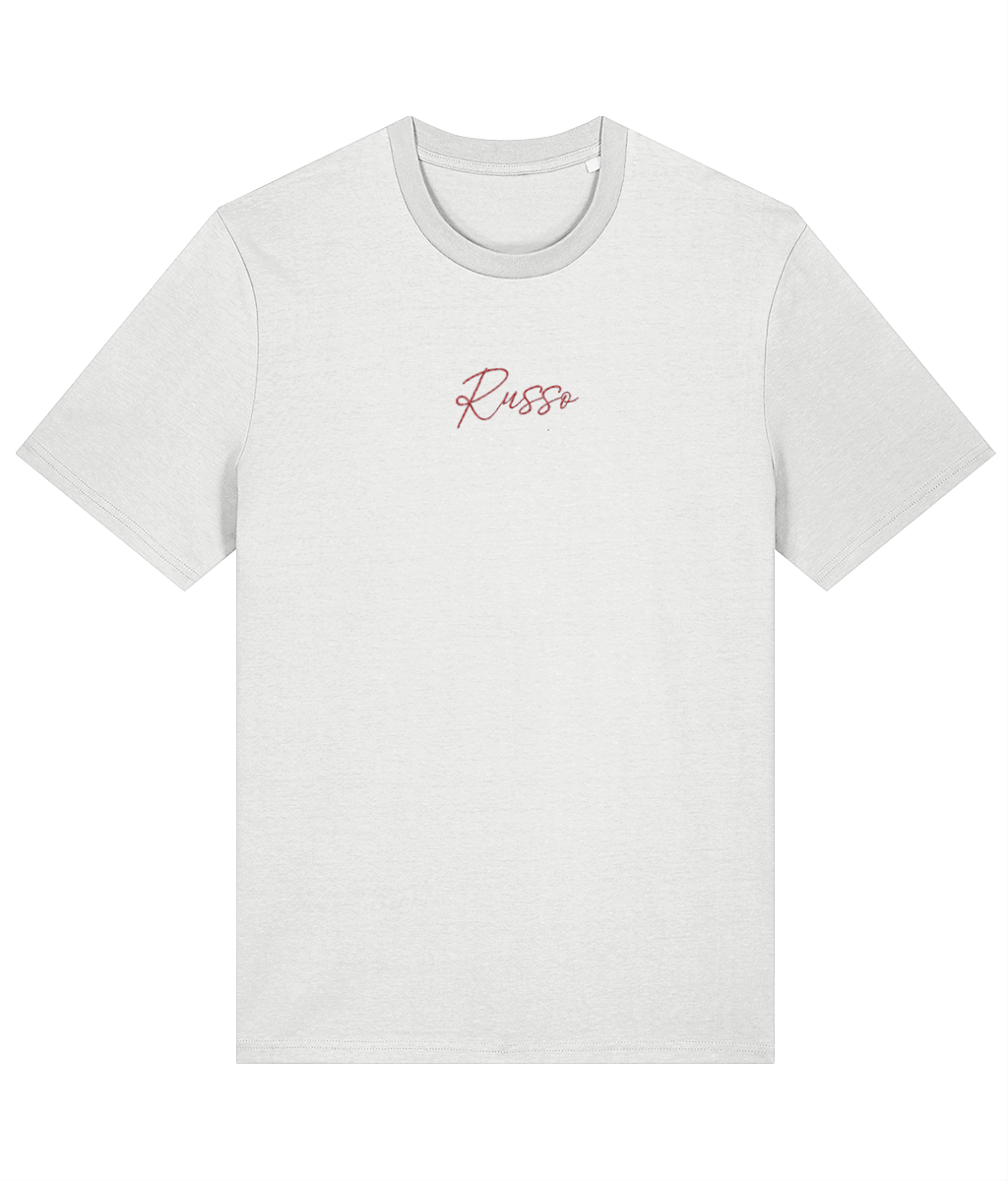 Russo Embroidery embroidered Arsenal cotton tee in White, Legends in Thread
