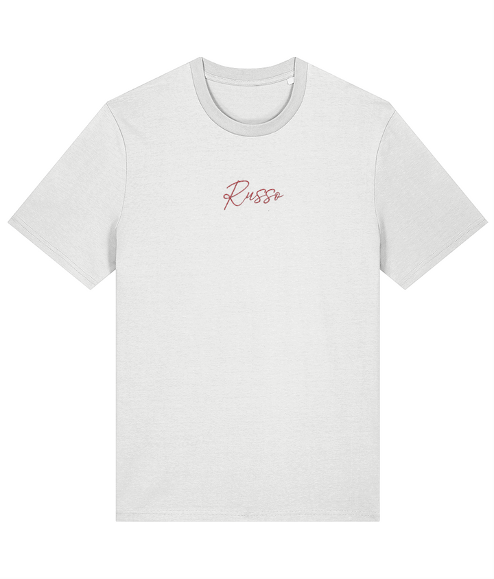 Russo Embroidery embroidered Arsenal cotton tee in White, Legends in Thread