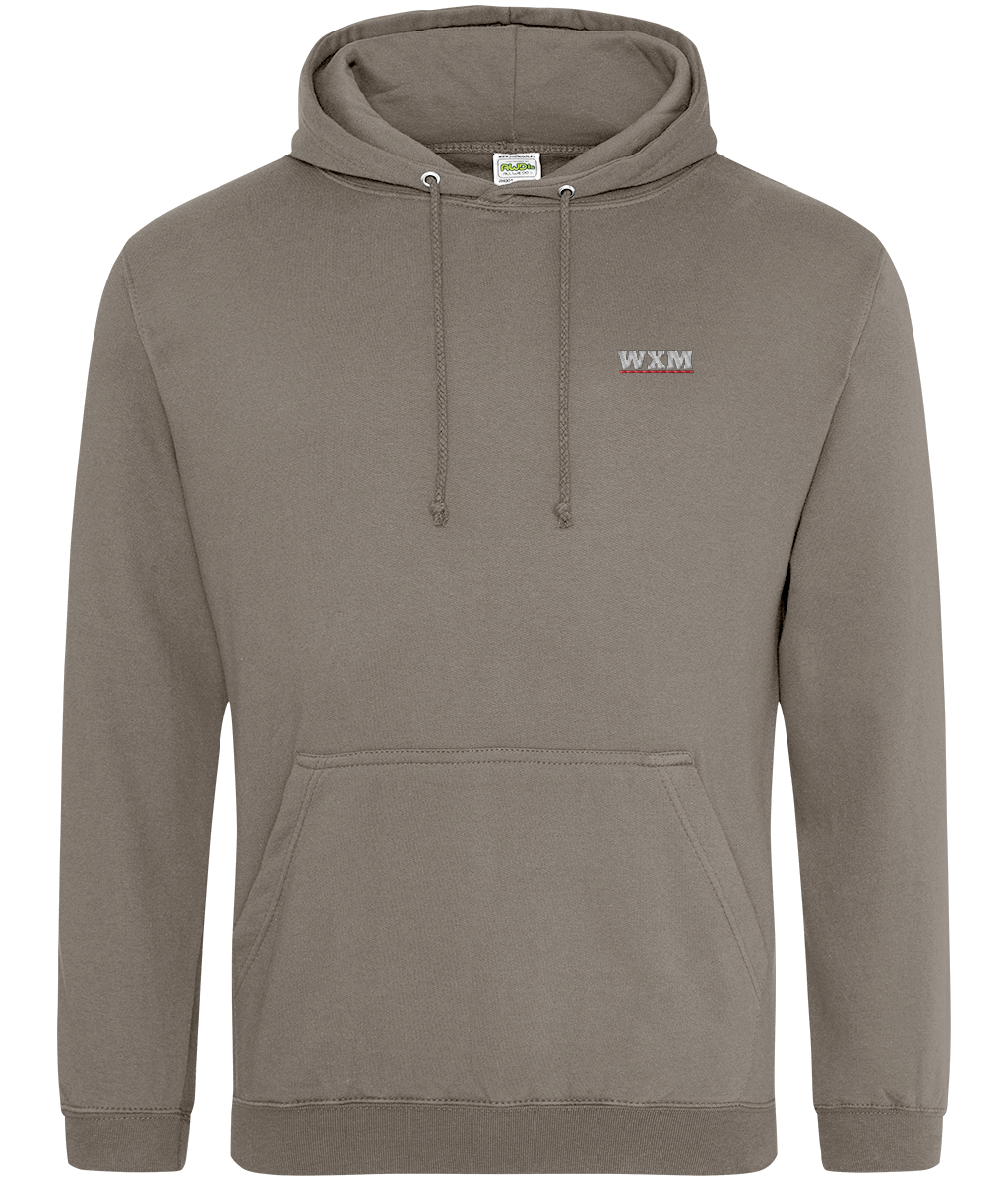 WXM embroidered Wrexham hoodie in Natural Clay, Legends in Thread