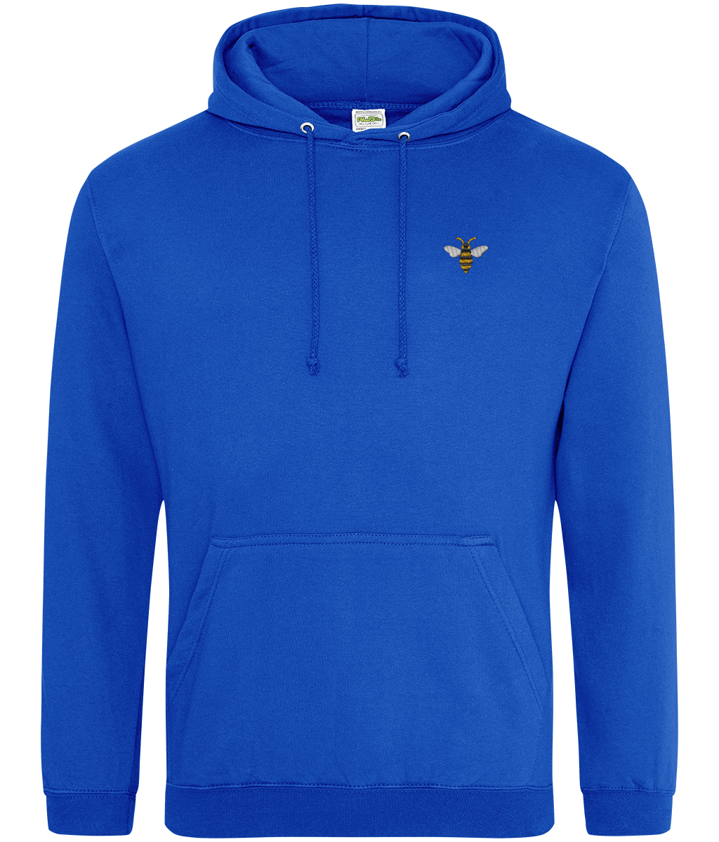 Watford Hornet embroidered Watford hoodie in Bright Royal, Legends in Thread