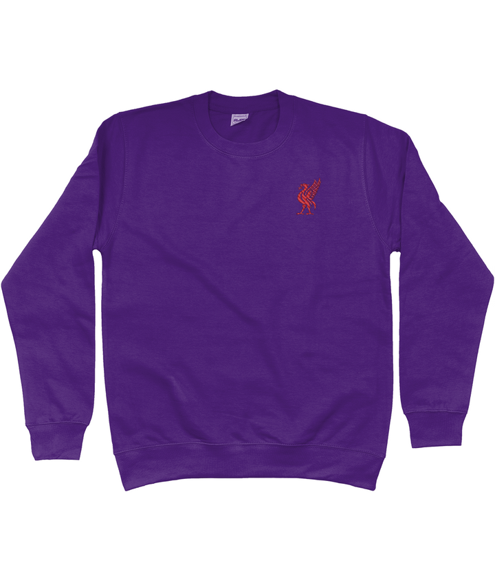 Liverbird embroidered Liverpool sweatshirt, Legends in Thread