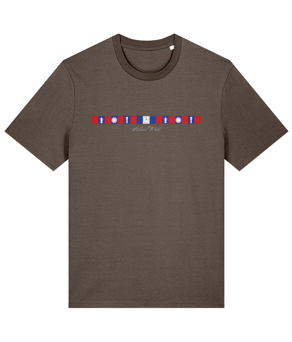 Arthur Wait Fascia printed Crystal Palace cotton tee, Legends in Thread