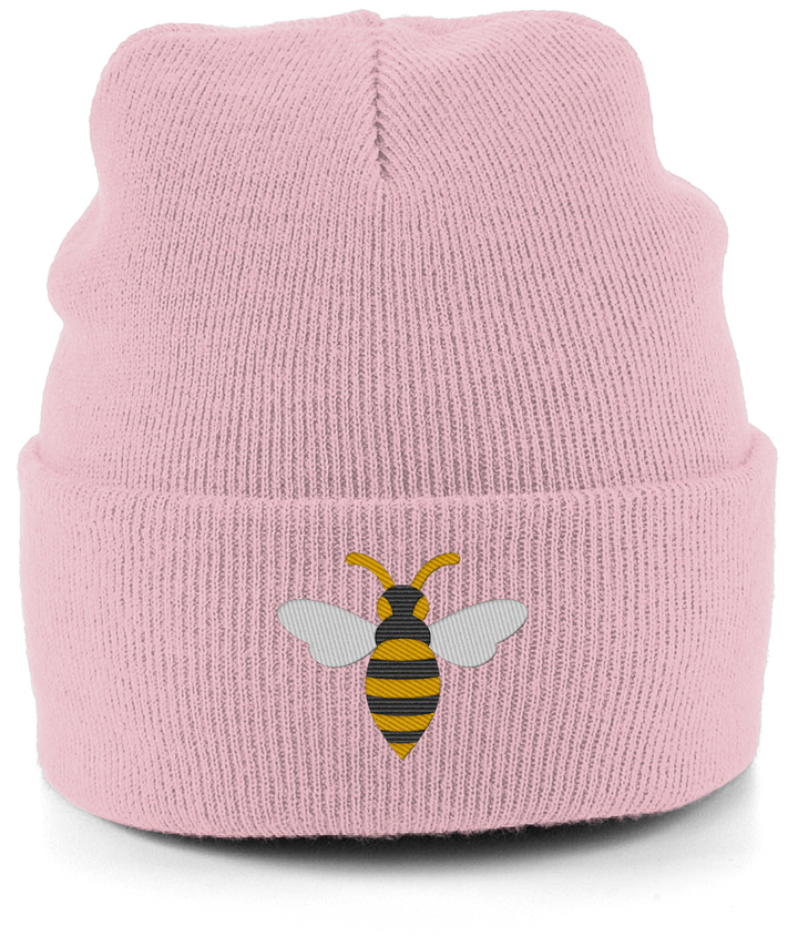 Watford Hornet embroidered Watford beanie in Dusty Pink, Legends in Thread