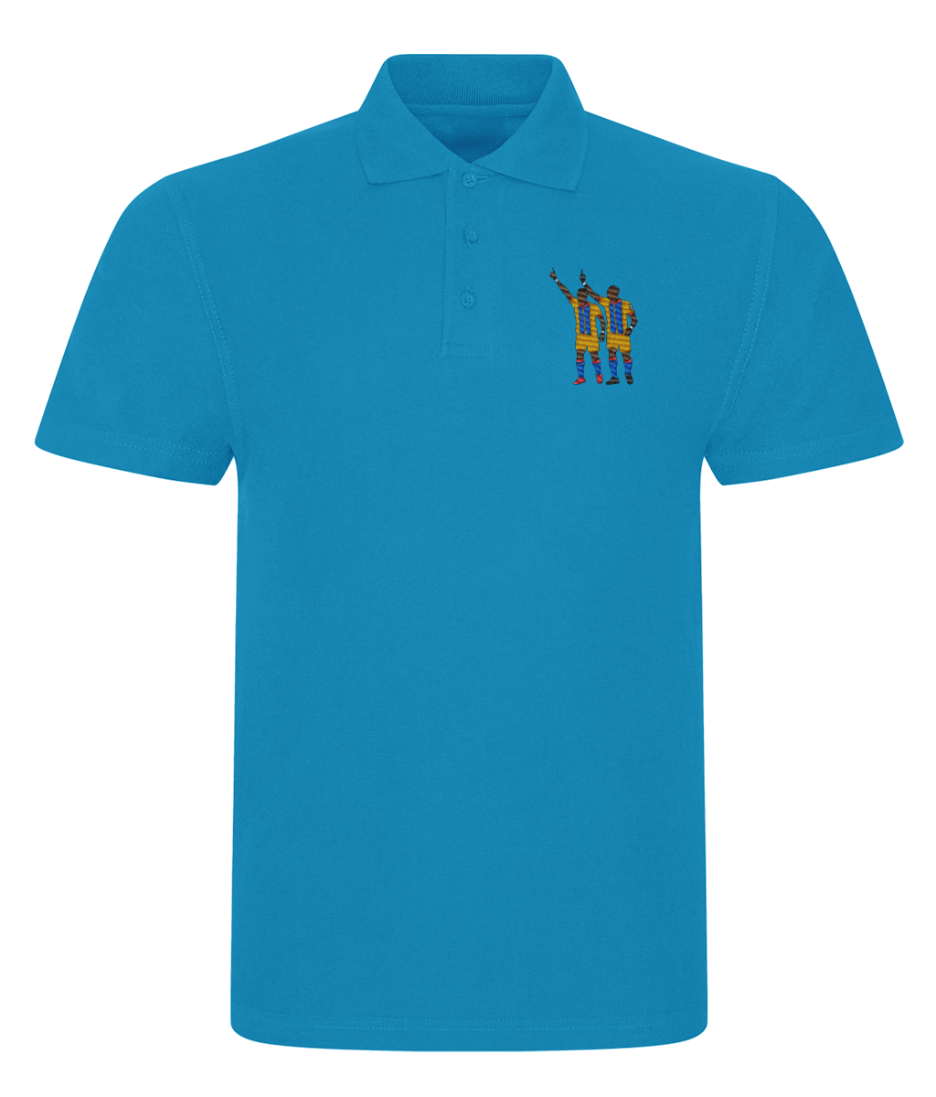 Zaha & Bolasie embroidered Crystal Palace polo, Legends in Thread