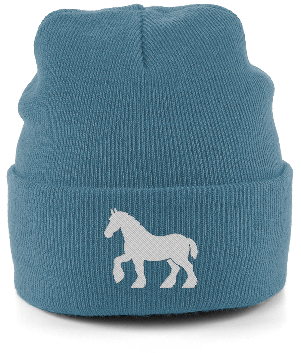 Ipswich Horse embroidered Ipswich Town beanie in Airforce Blue, Legends in Thread