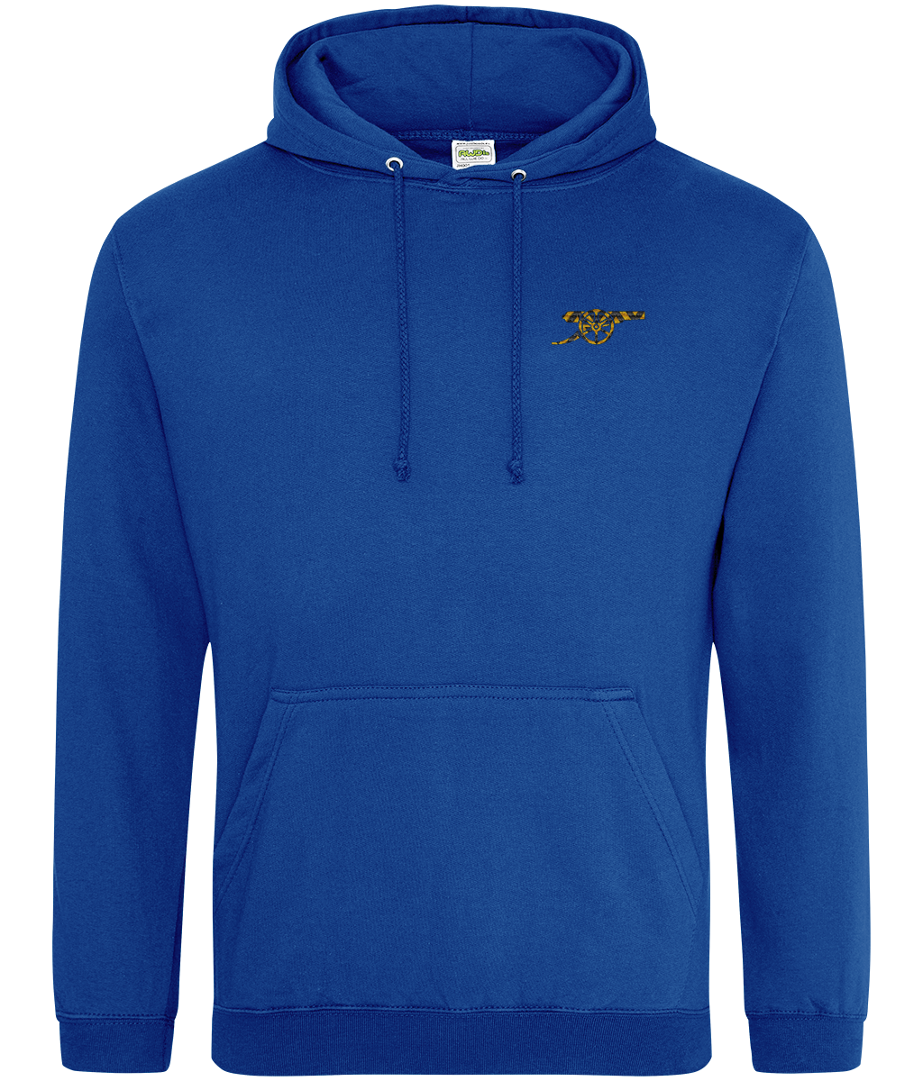 Bruised Banana embroidered Arsenal hoodie, Legends in Thread