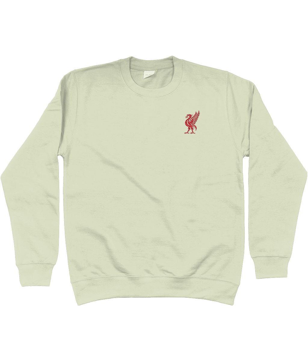 Liverbird embroidered Liverpool sweatshirt, Legends in Thread