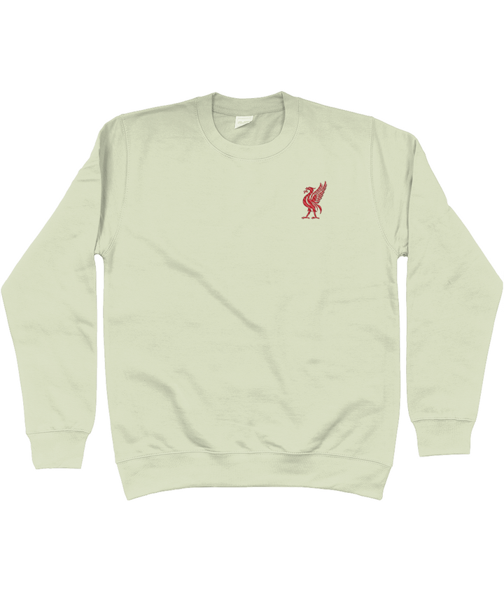 Liverbird embroidered Liverpool sweatshirt, Legends in Thread