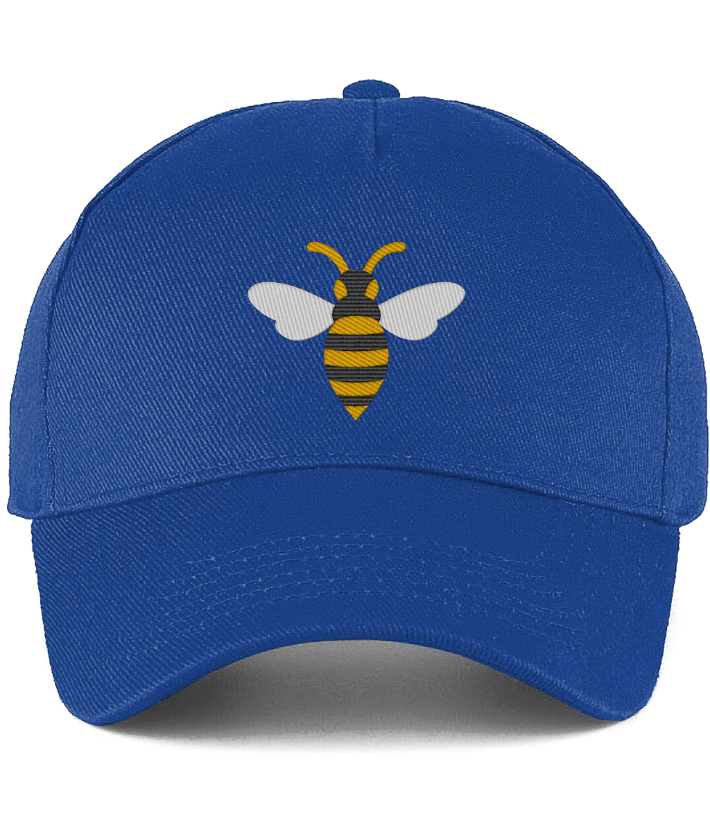 Watford Hornet embroidered Watford baseball cap in Bright Royal, Legends in Thread