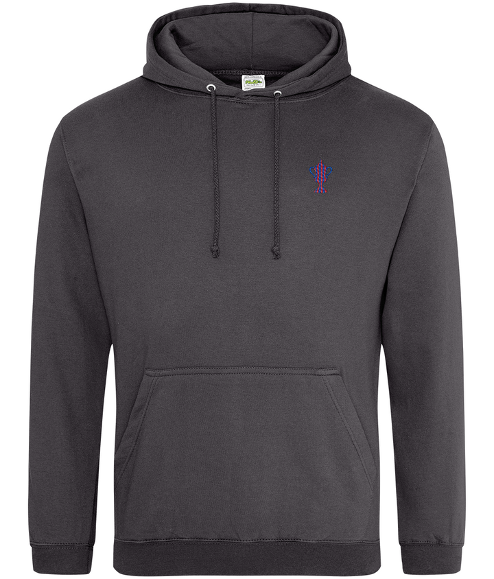 FA Cup embroidered Crystal Palace hoodie in Storm Grey, Legends in Thread