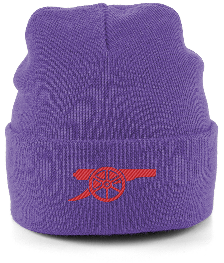 Arsenal Cannon embroidered Arsenal beanie, Legends in Thread