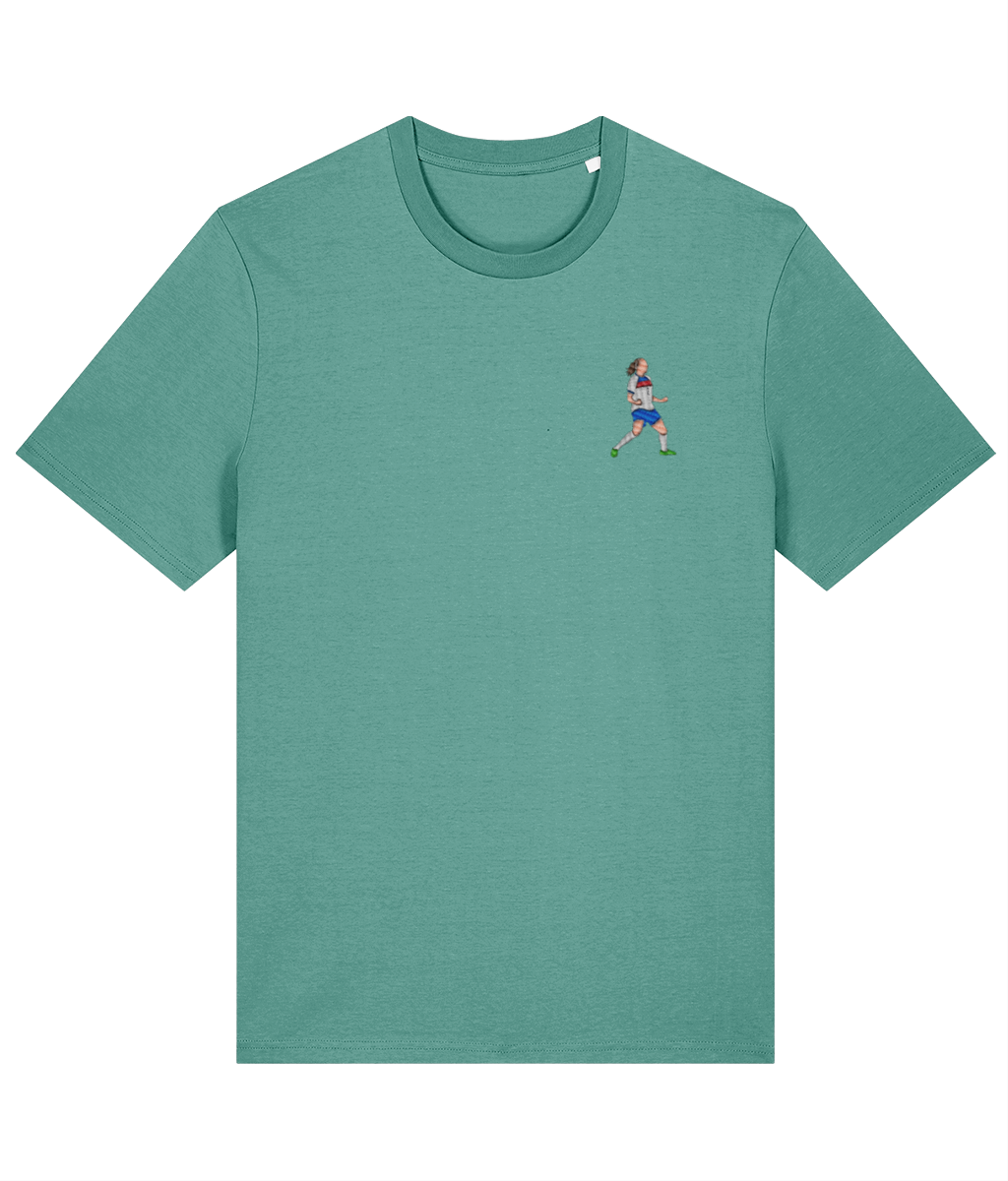 Lucy Bronze Celebration embroidered England Lionesses cotton tee, Legends in Thread