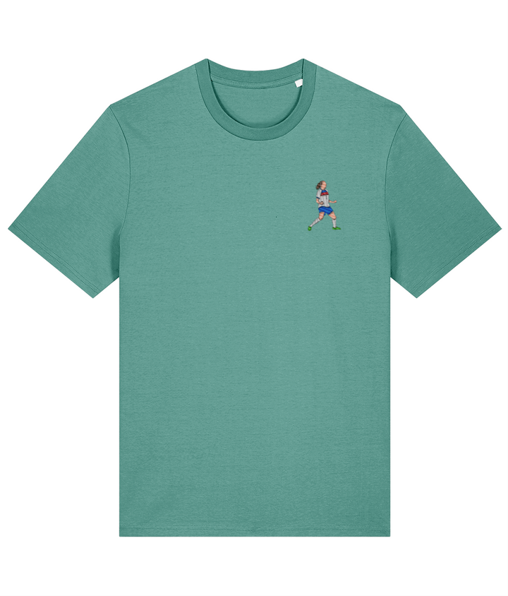 Lucy Bronze Celebration embroidered England Lionesses cotton tee, Legends in Thread