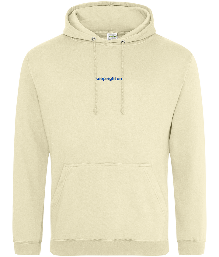 Keep Right On embroidered Birmingham City hoodie, Legends in Thread