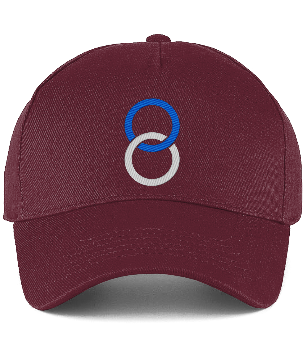 Birmingham City Minimalist embroidered Birmingham City baseball cap in Burgundy, Legends in Thread