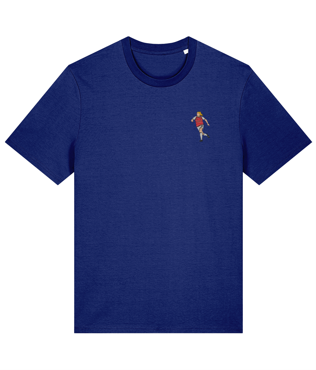 Alessia Russo embroidered Arsenal cotton tee, Legends in Thread